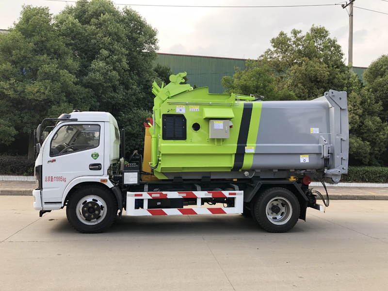 中潔牌XZL5120ZXX6型車(chē)廂可卸式垃圾車(chē)