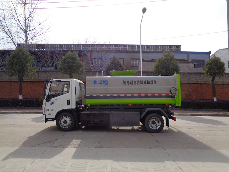 XZL5125ZZZBEV型純電動(dòng)自裝卸式垃圾車(chē)